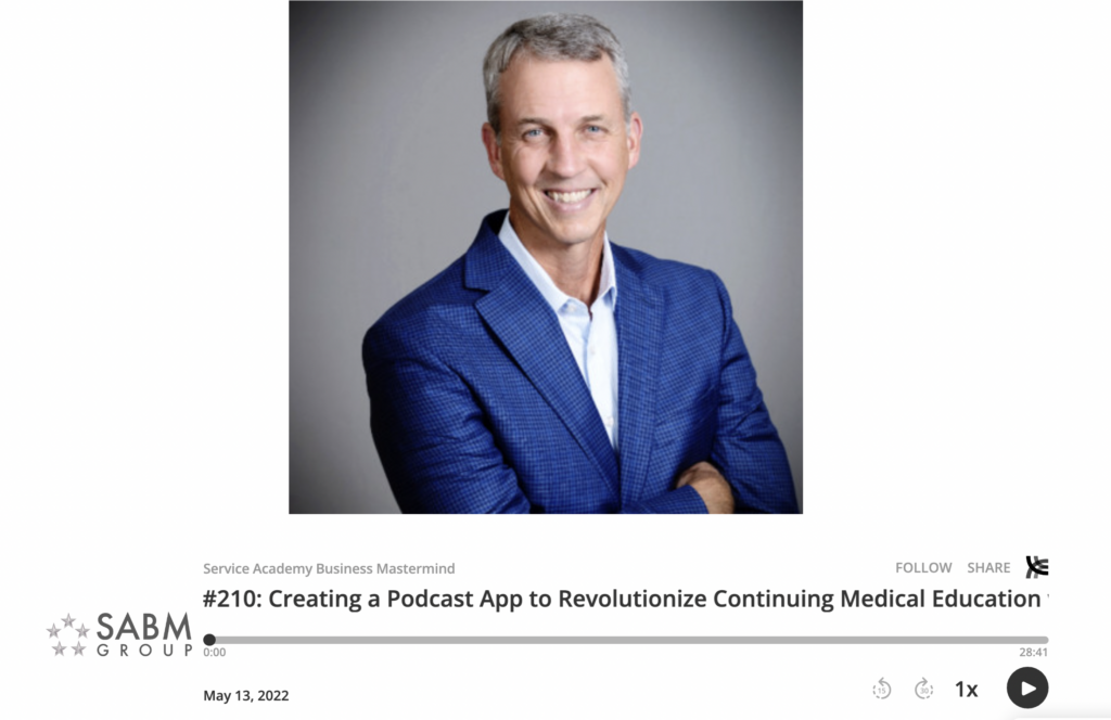 Creating a Podcast App to Revolutionize Continuing Medical Education with Chris West, USMA ‘88